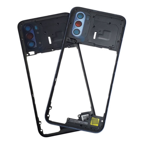 Carcaça Aro Lateral Para Moto G31 Xt2173 - Genuíno + Lente