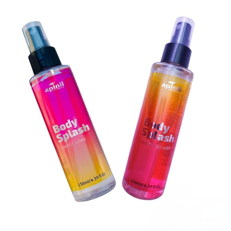 Kit com 2 Body Splash Sweet Love Sweet Flower - Apinil