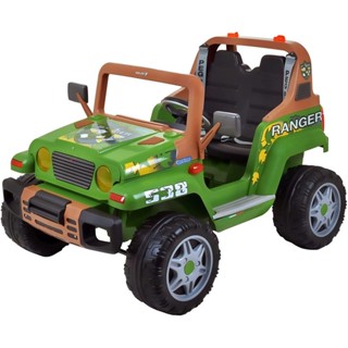 Jipe Eletrico Infantil Peg-pérego Ranger 538 Bateria 12v Verde em Oferta na Shopee