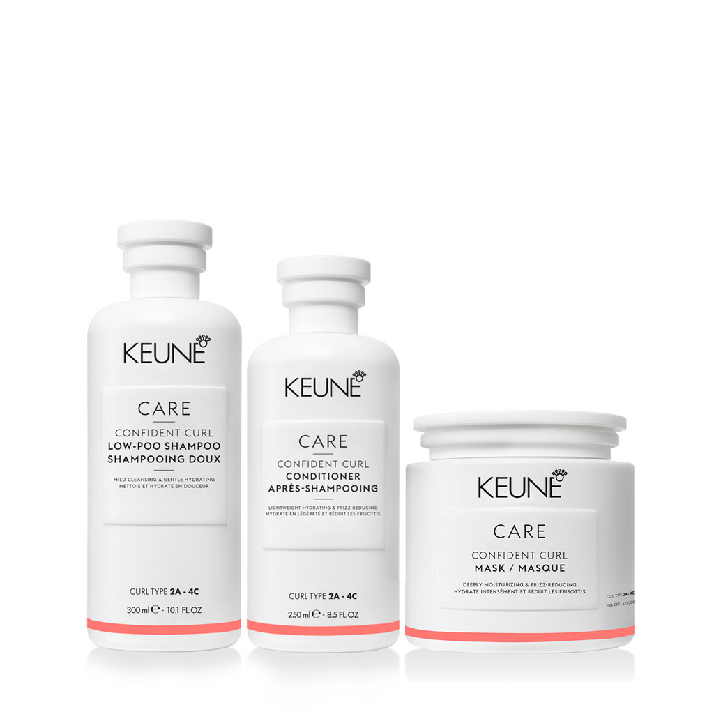 Kit Keune Care Confident Curl Home Care (3 produtos) em Oferta na Shopee
