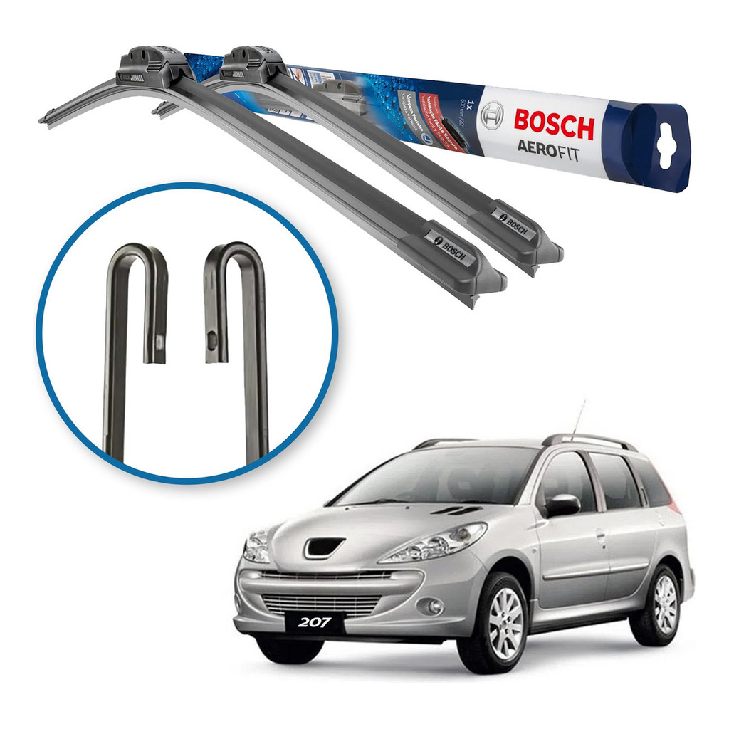 Palheta Limpador Parabrisa Original Bosch Peugeot 207 Sw 2008 A 2015 em Oferta na Shopee