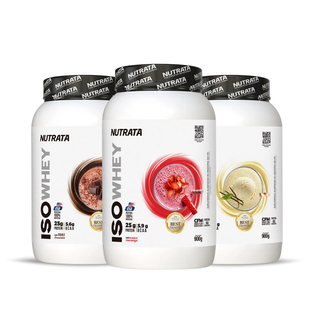 Whey Protein Iso Whey Pote 900g Nutrata