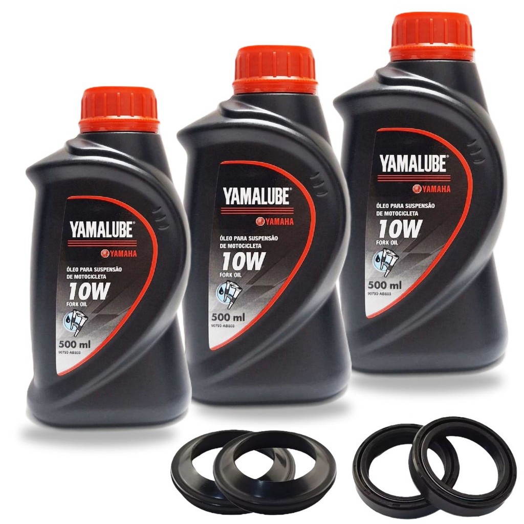 Óleo Suspensão Yamalube Xt 660r 2005-2018 + Retentores e Guarda Pó