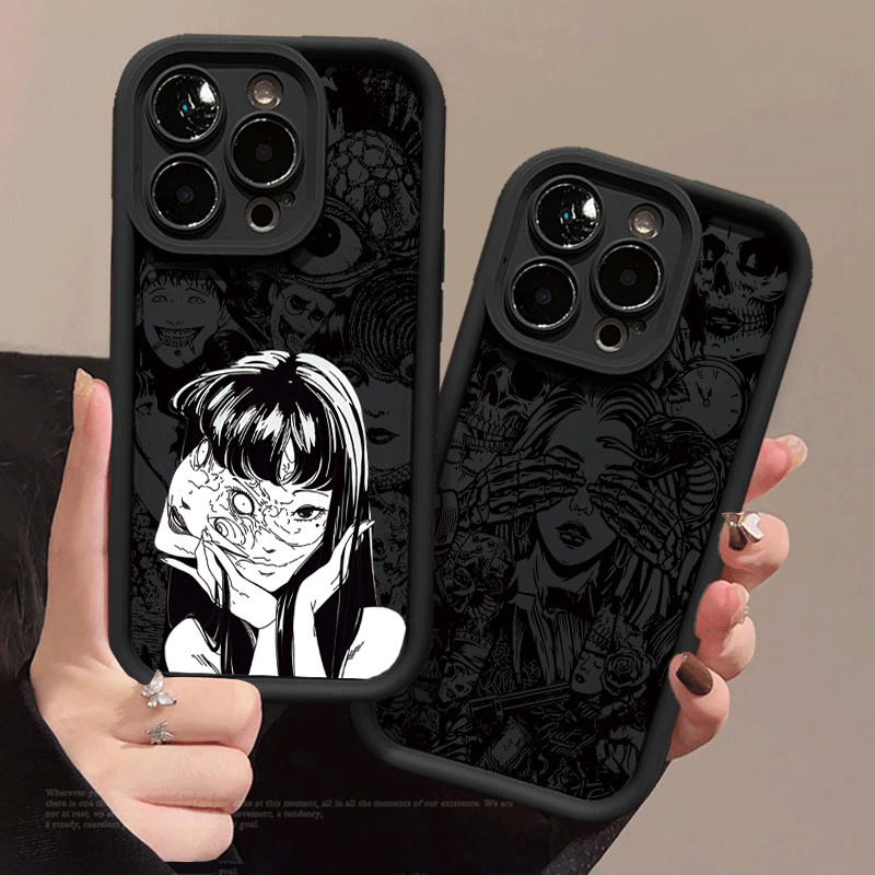 Capinha Capa de Silicone Padrão de caveira Anti queda e Macia para IPhone XR 11 12 13 14 15 16 Pro MAX 14 15 16 Plus em Oferta na Shopee