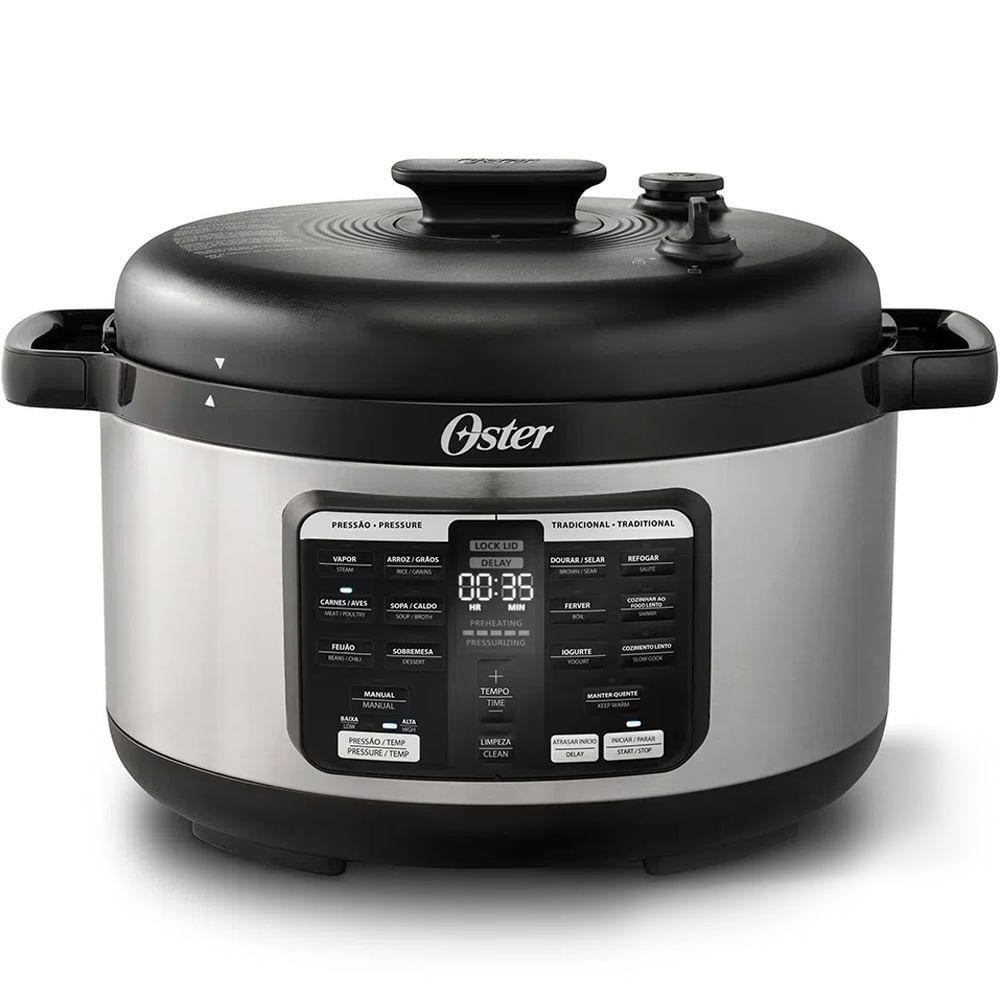 Panela De Pressão Elétrica Multifunções 5,7L Oster 110V em Oferta na Shopee