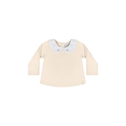 Blusa Manga Longa em Meia Malha para Bebê Menina Quimby