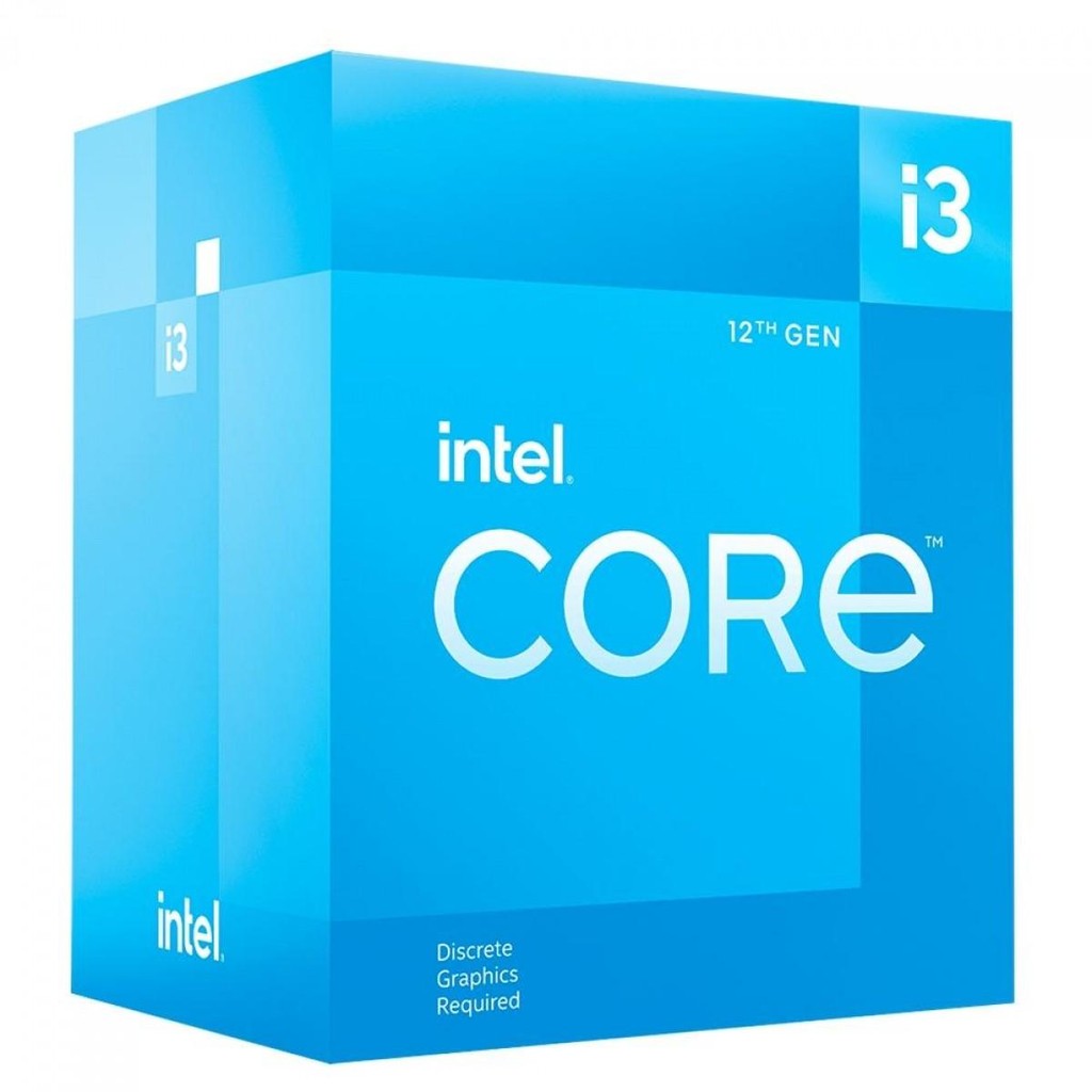 Processador Intel Core i3 12100F 3.3GHz (4.3GHz Turbo), 4-C 8-T, LGA1700, Com Cooler, BX8071512100F