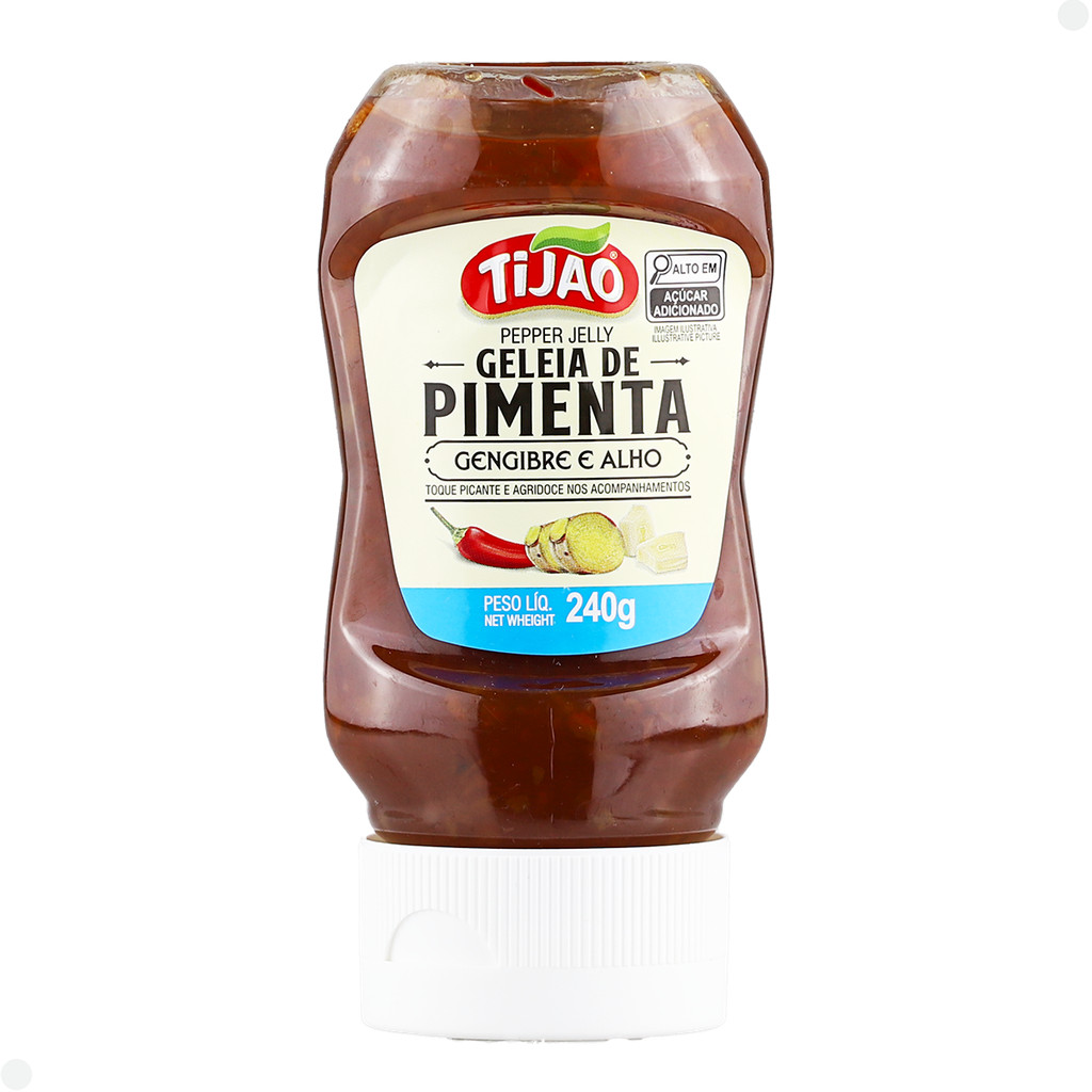 Geleia de Pimenta Com Gengibre e Alho Tijão 240g em Oferta na Shopee