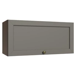 Armário Aéreo 70 cm 1 Porta Basculante Rustic/Cinza Vik Madesa