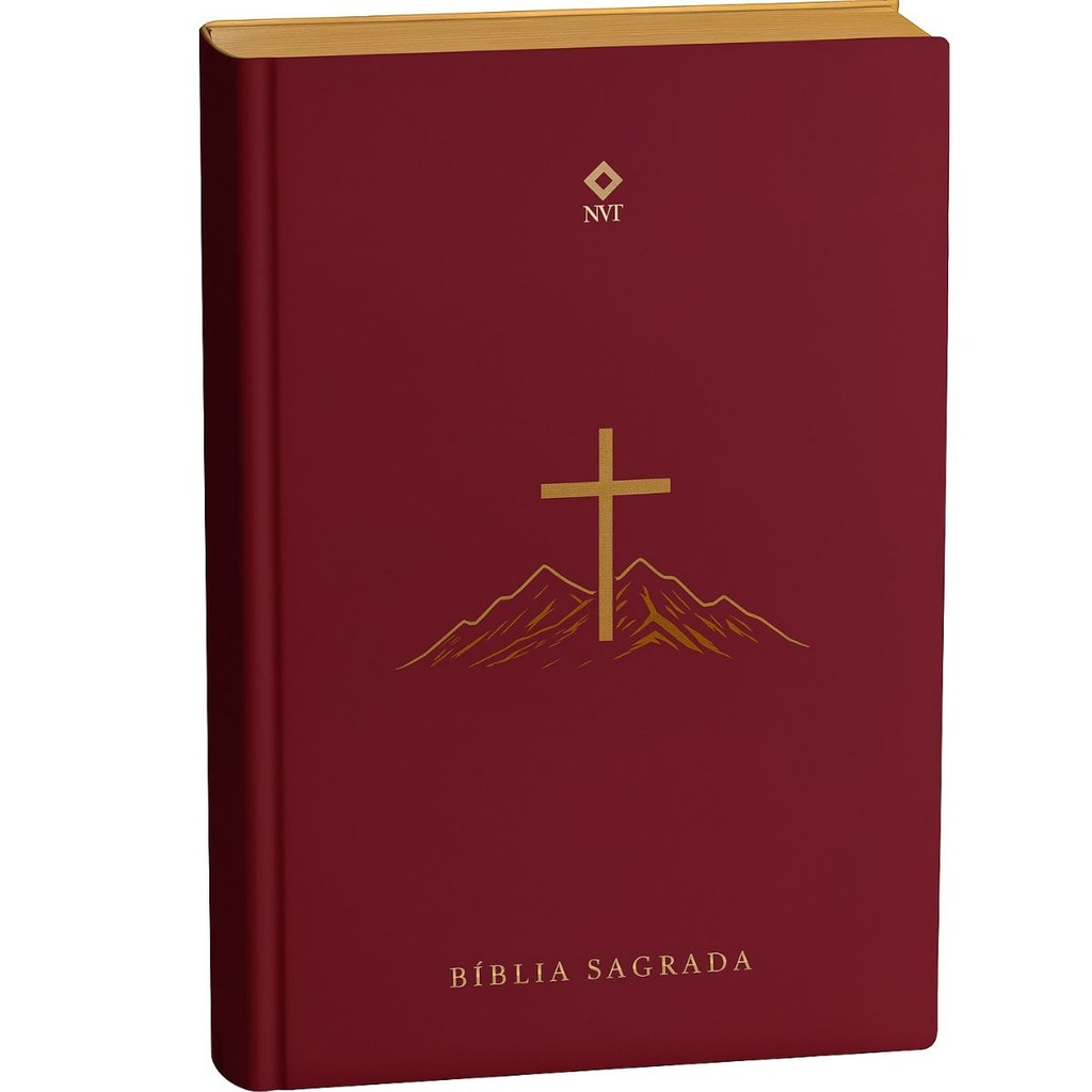 Bíblia Sagrada | NVT | CAPA DURA | Cruz Vinho