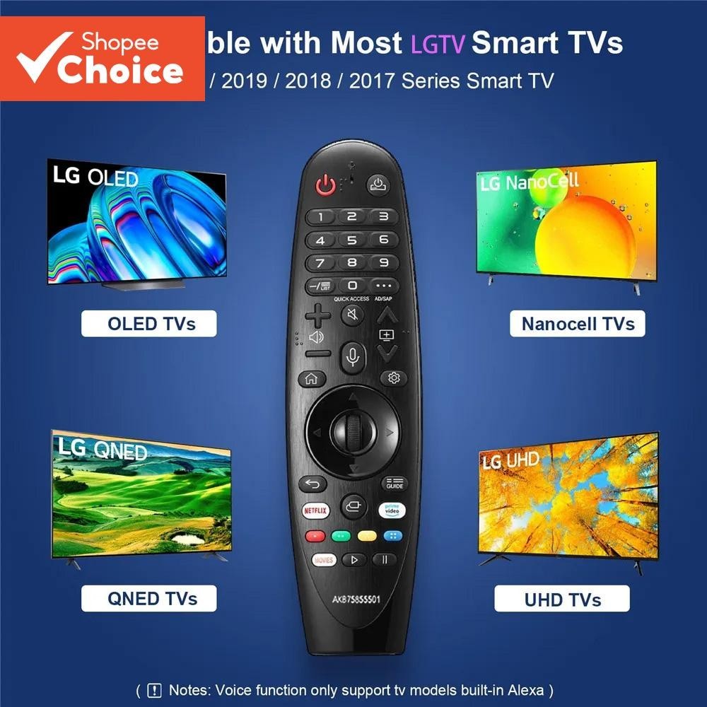 Controle Remoto De Substituição Para LG AN-MR20GA MR19BA Smart TV 2017-2020 NanoCell 4K 8K Venda De Férias