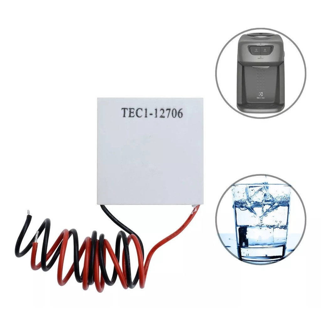 Pastilha Peltier Bebedouro Latina Polar Electrolux Masterfrio Tec1-12706