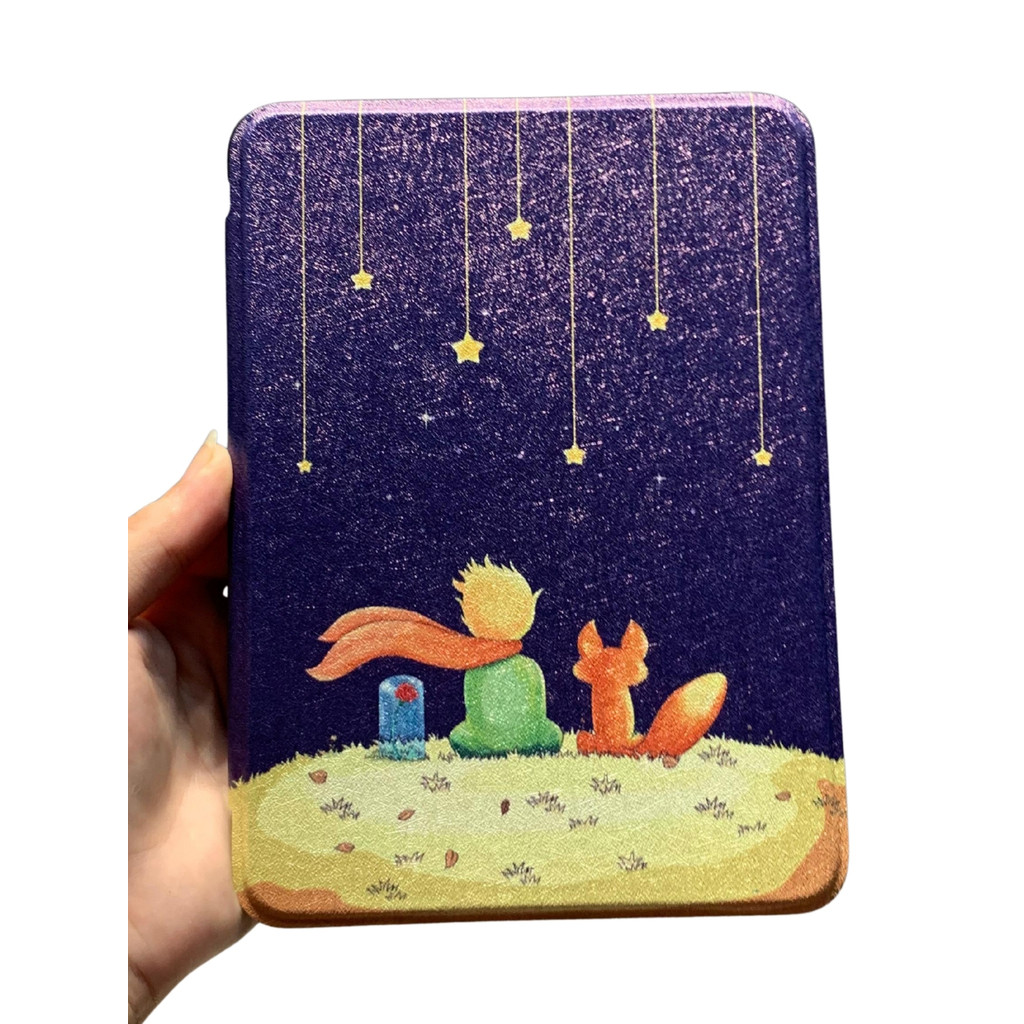 Capa Kindle Paperwhite 7" c/ Alça | Suporte Smart Case Magnética Personalizada Desenhos & Pinturas