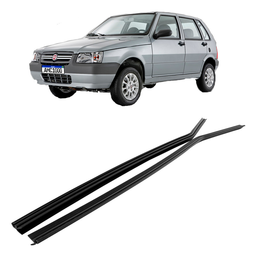 Par Pingadeira 2 Portas Fiat Uno 1984 A 2011 Encaixe 2 Peças