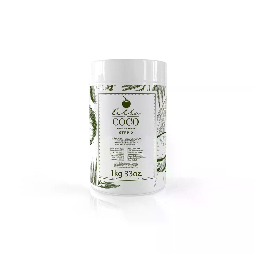 Máscara Toda de Coco 1kg - Terra Coco