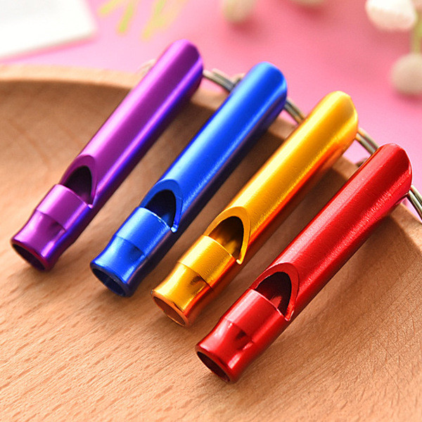 【5PCS】Apito de liga de alumínio produtos ao ar livre apito de sobrevivência na selva árbitro esportivo apito de Metal