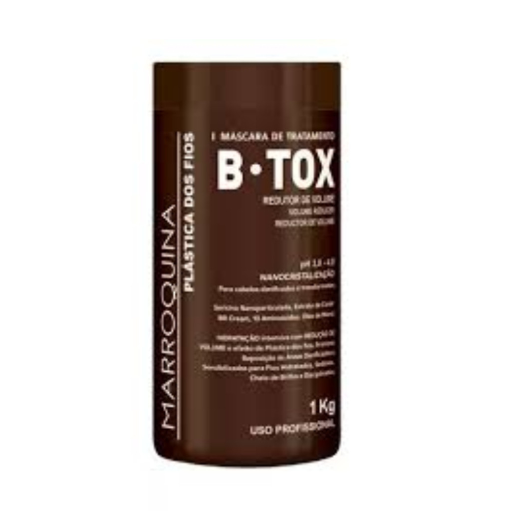 B-TOX Marroquina Alisamento e Redutor de Volume 1Kg em Oferta na Shopee