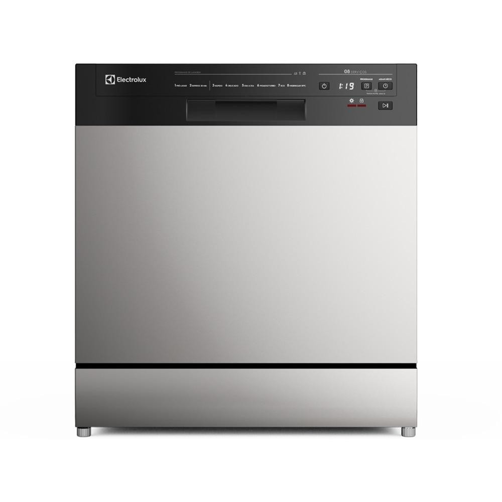 Lava Louça Electrolux LS08E Inox 8 Serviços Econômica Higieniza Praticidade Cozinha Compacta em Oferta na Shopee