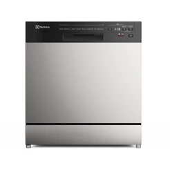 Lava Louça Electrolux LS08E Inox 8 Serviços Econômica Higieniza Praticidade Cozinha Compacta
