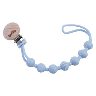 Prendedor De Chupeta Buba Silicone Azul Formato Bolinhas em Oferta na Shopee