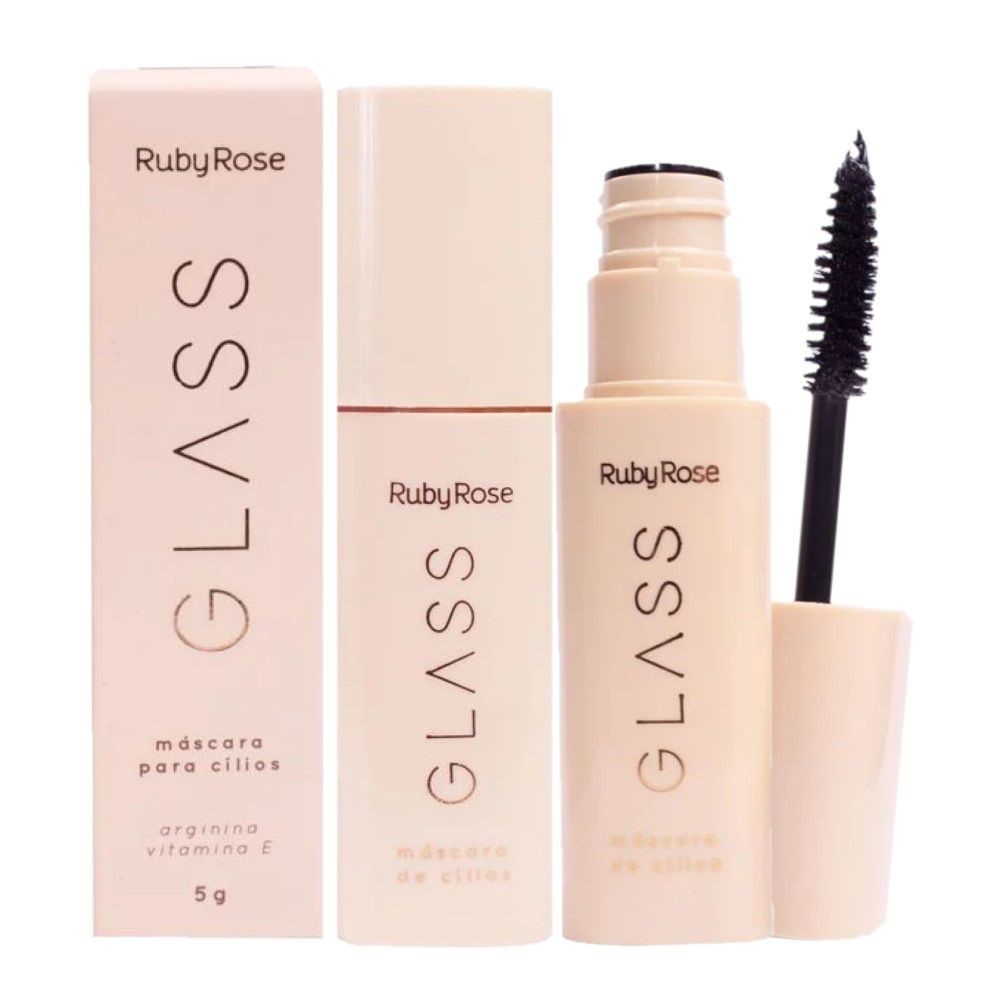 Máscara Para Cílios Glass 5g - Ruby Rose em Oferta na Shopee