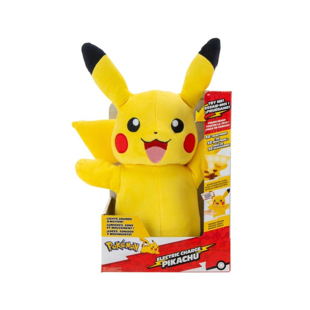 Pelúcia Pokémon Pikachu 35cm com Luz e Som - Licenciada Sunny 002613
