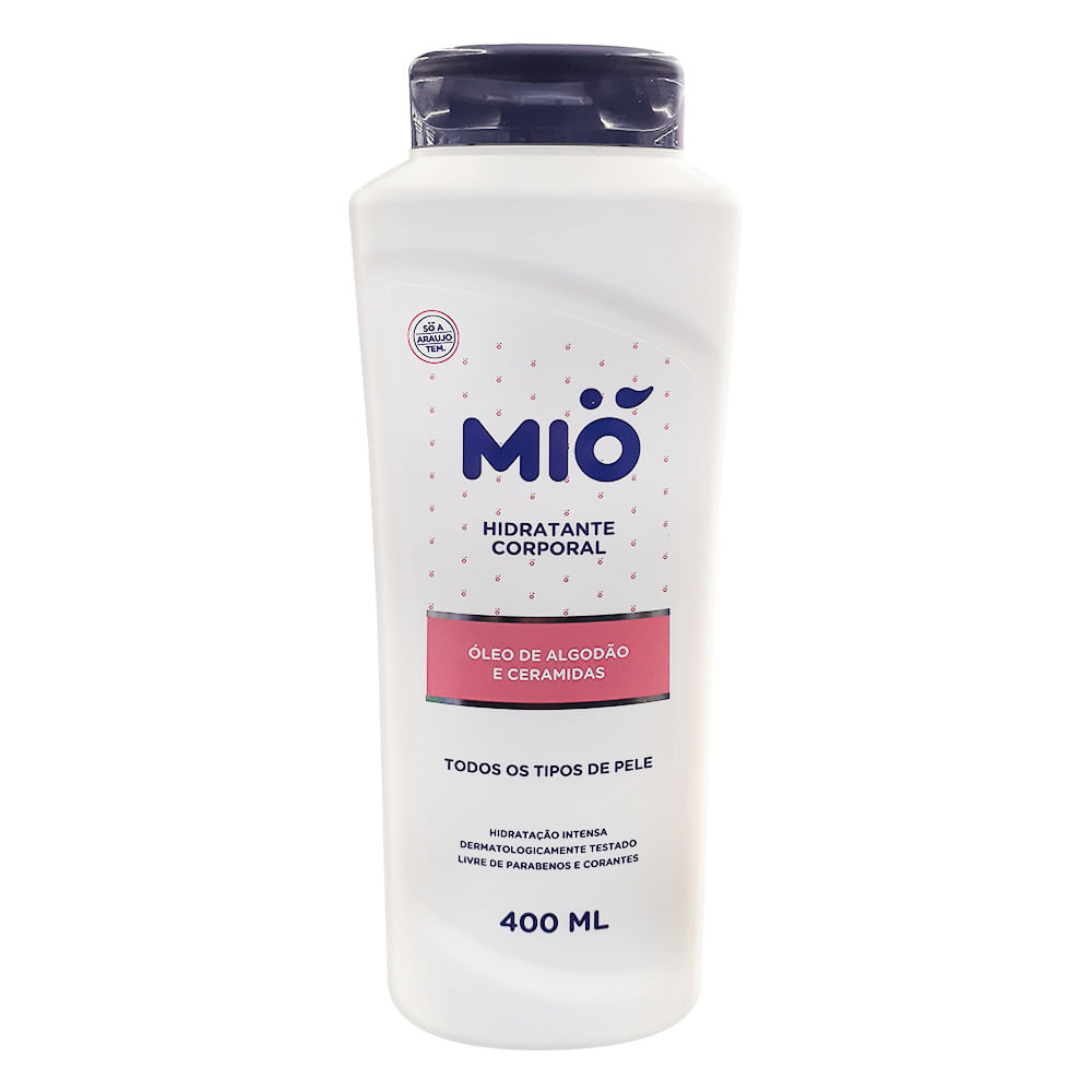 Loção Hidratante Mió Óleo de Algodão e Ceramidas 400ml - Beauty