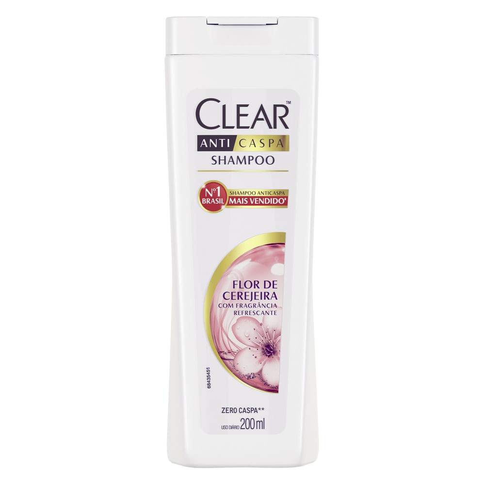 Shampoo Anticaspa Clear Women Flor de Cerejeira 200ml - Beauty