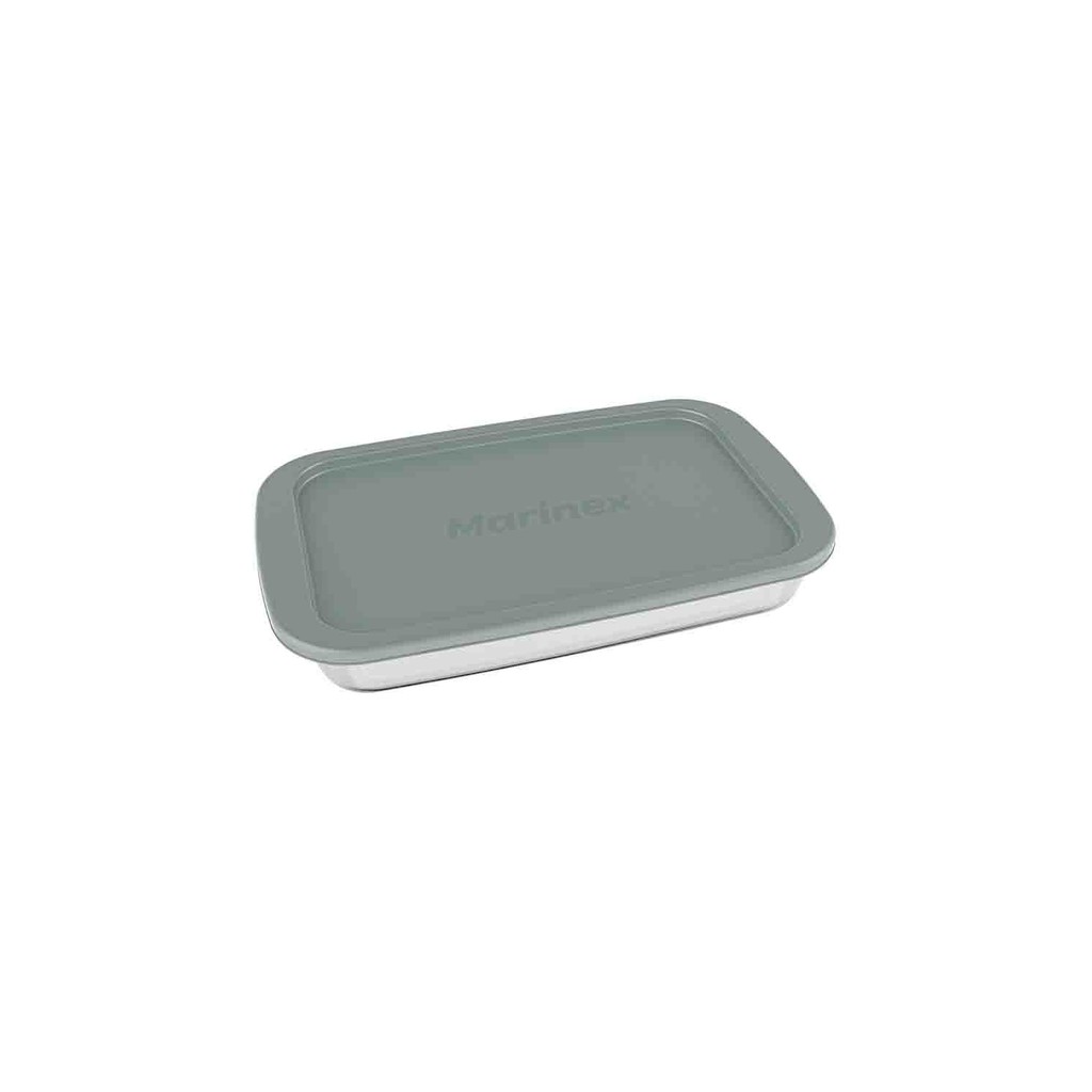 Assadeira Nadir Marinex com Tampa Retangular 30cm 1 Peça - Home & Living
