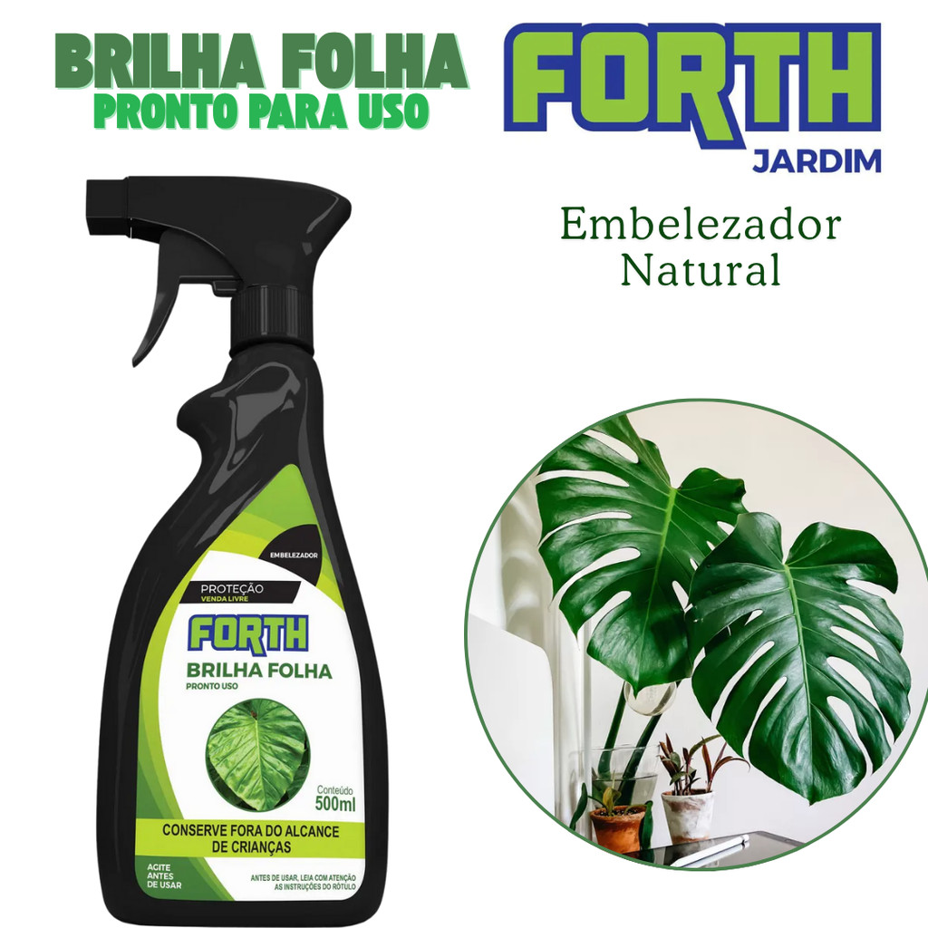 Brilha Folha Forth Natural Pronto para Uso Jardinagem