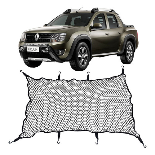 Rede Caçamba Renault Oroch 100x150 Reforçada Com Elástico