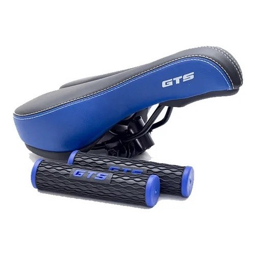 Selim Vazado Gts Banco MODELO 211 C/ Manoplas E Carrinho Mtb Bike em Oferta na Shopee