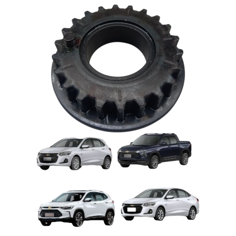 Engrenagem virabrequim GM Onix Tracker Montana 1.0 1.2 3cc