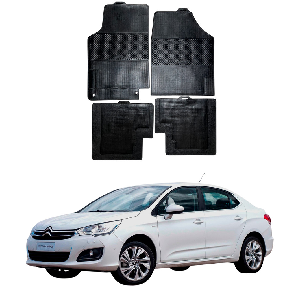 Tapete Citroën C4 2005 a 2020 Stratus 100% Borracha Borcol