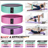 Kit com 3 faixas elásticas de exercício
