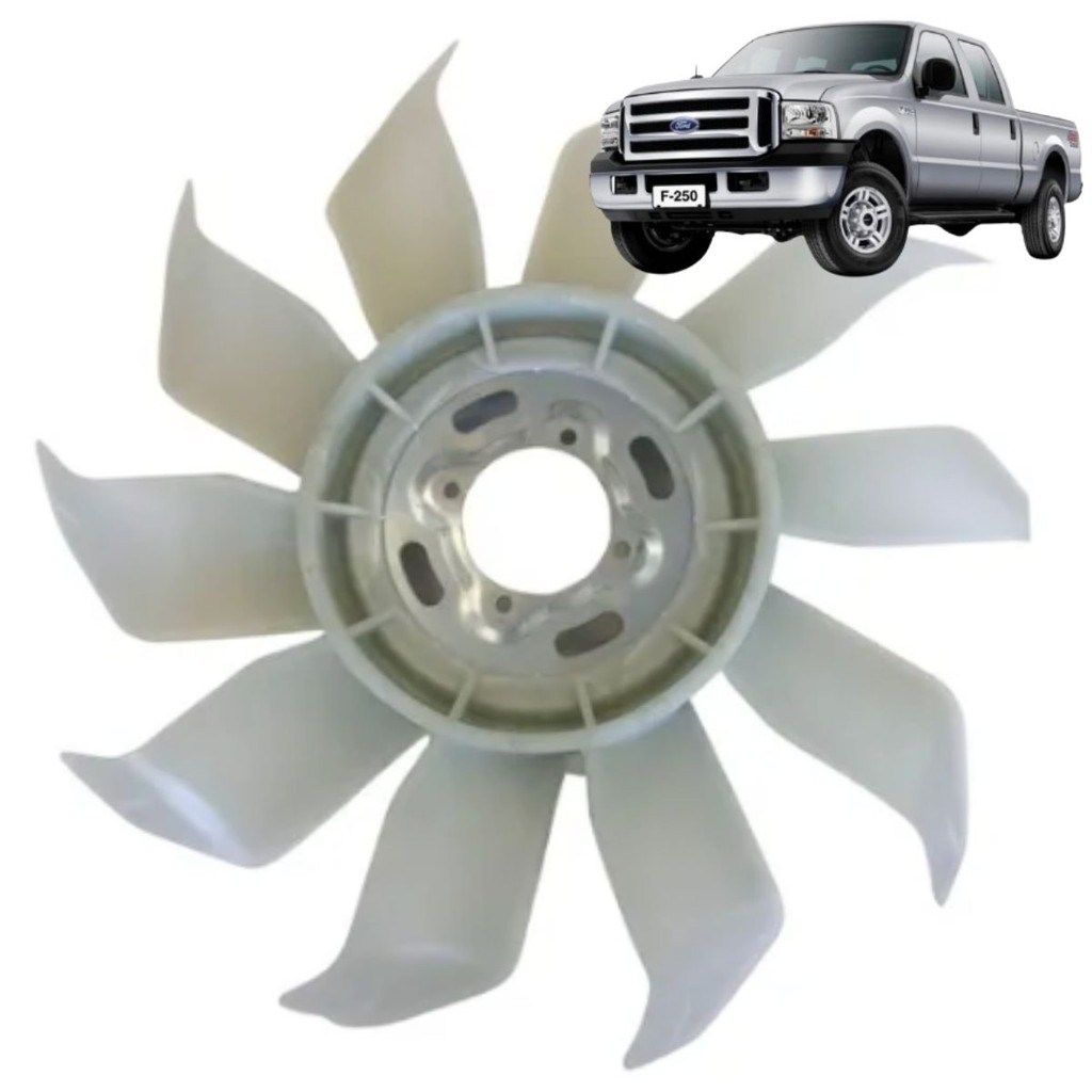 HÉLICE VENTUINHA PLÁSTICO DO MOTOR F250 MWM 4.2 6CC SPRINT DIESEL 1999 A 2006