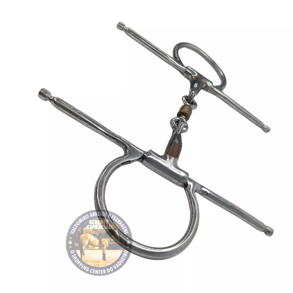 Bridão Inox Agulha Articulado com Salivado bocal articulado