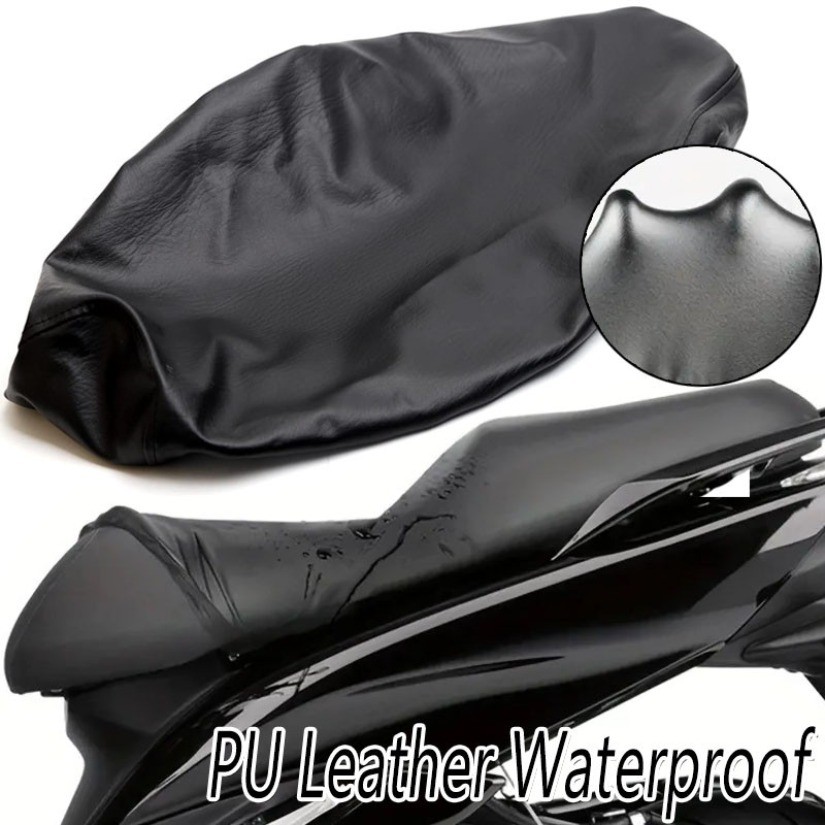 Resistência Ao Desgaste Capa De Assento Da Motocicleta Plutônio Elástico Protetor Couro Universal Conjunto Completo À Pr