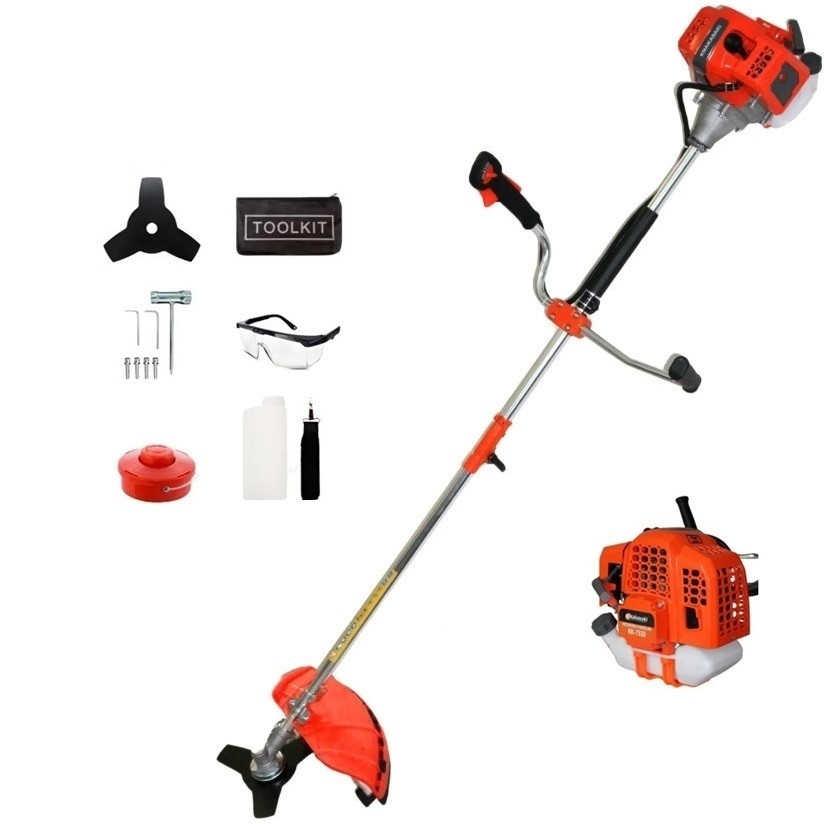Aparador de Grama 75 cilindradas a Gasolina - 3.2hp motor Super Forte A melhor  Roçadeira do site
