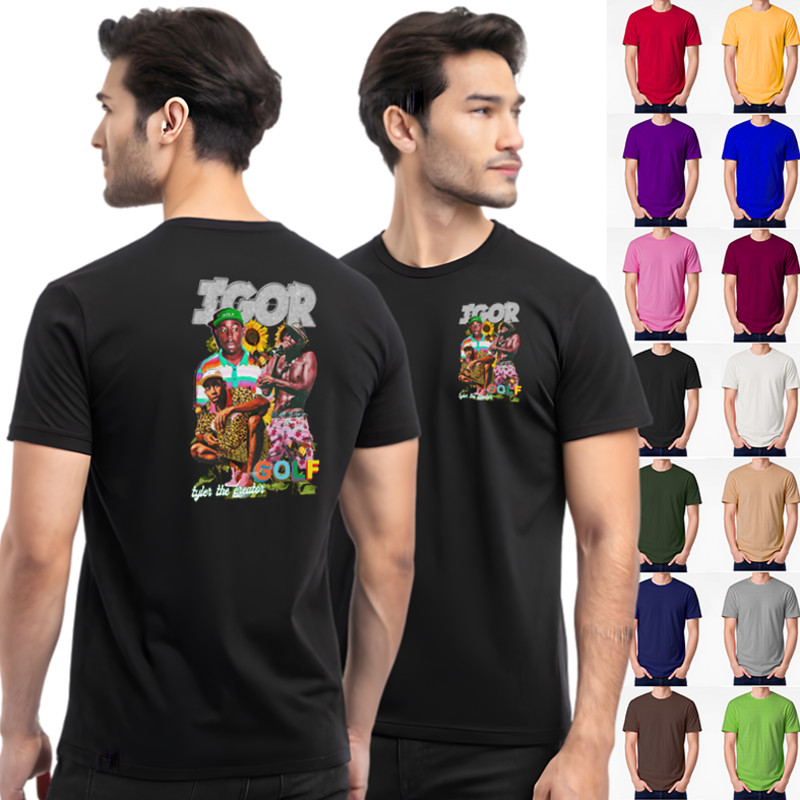 Camiseta Tyler The Creator Golf Igor Mind The Gap - Unissex Algodão Masculina Oversized 100% Adulto Camisa