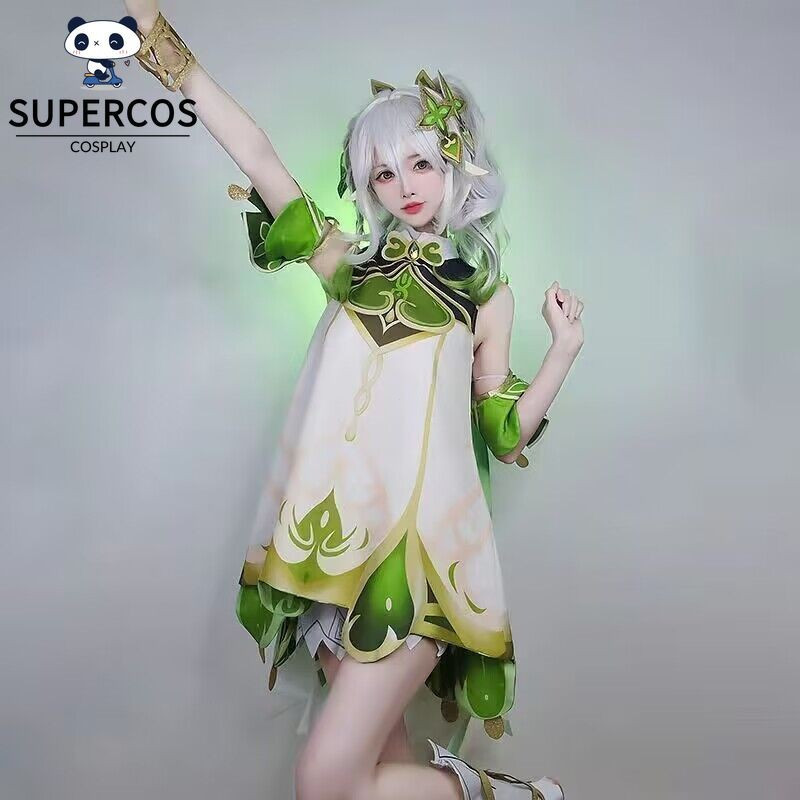 Genshin Impacto Nahida Cosplay Traje Para Adultos Crianças Eventos Peças Roupa