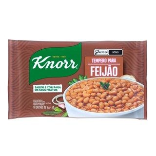 Tempero em Pó Knorr para Feijão 50g - Embalagem com 24 Unidades em Oferta na Shopee