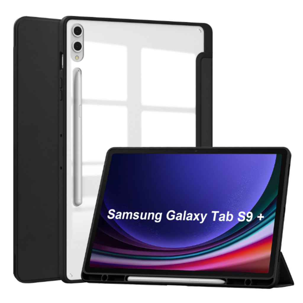 Capa Case Para Acrílico Com Samsung Galaxy Tab S9 Plus/S9 FE Plus 12.4ºpolegada 