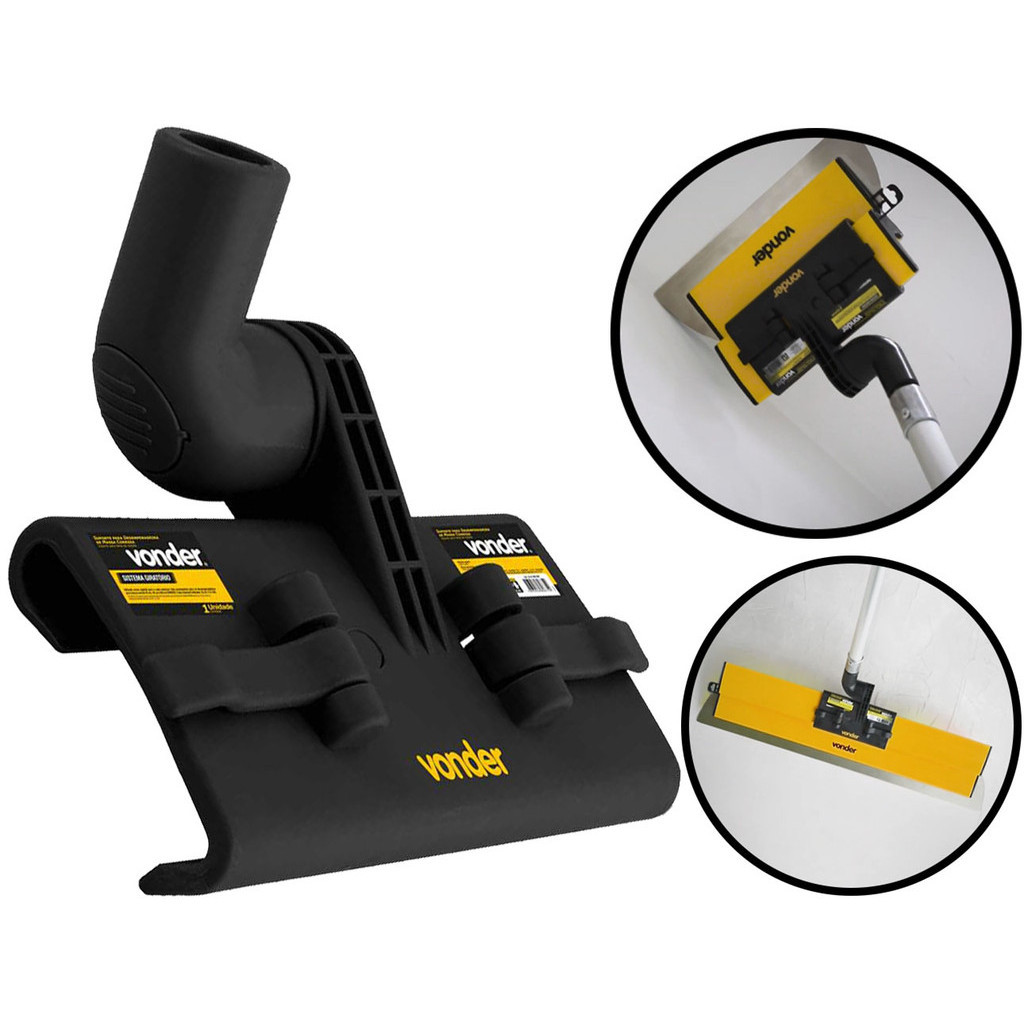 Suporte Desempenadeira Universal Para Massa Corrida Tipo Berox Com Sistema Giratório Vonder em Oferta na Shopee