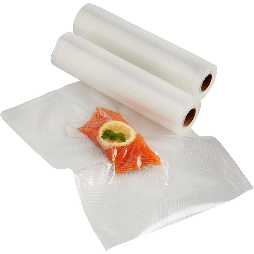 Rolo Bobina Saco a Vácuo com Ranhuras Plástico para Seladora Máquina a Vacuo em Oferta na Shopee