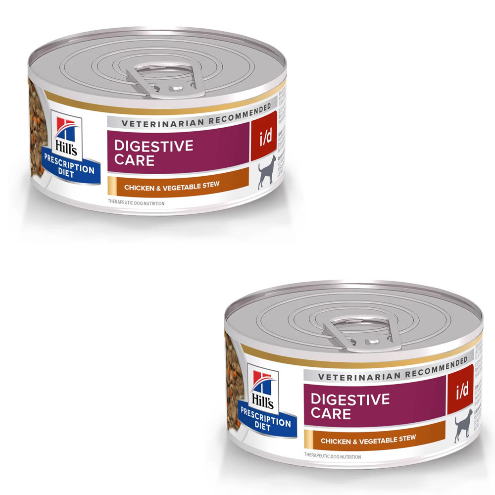 Kit 2 Ração Úmida Hills Prescription Diet para Cães I/D 156g - Pets