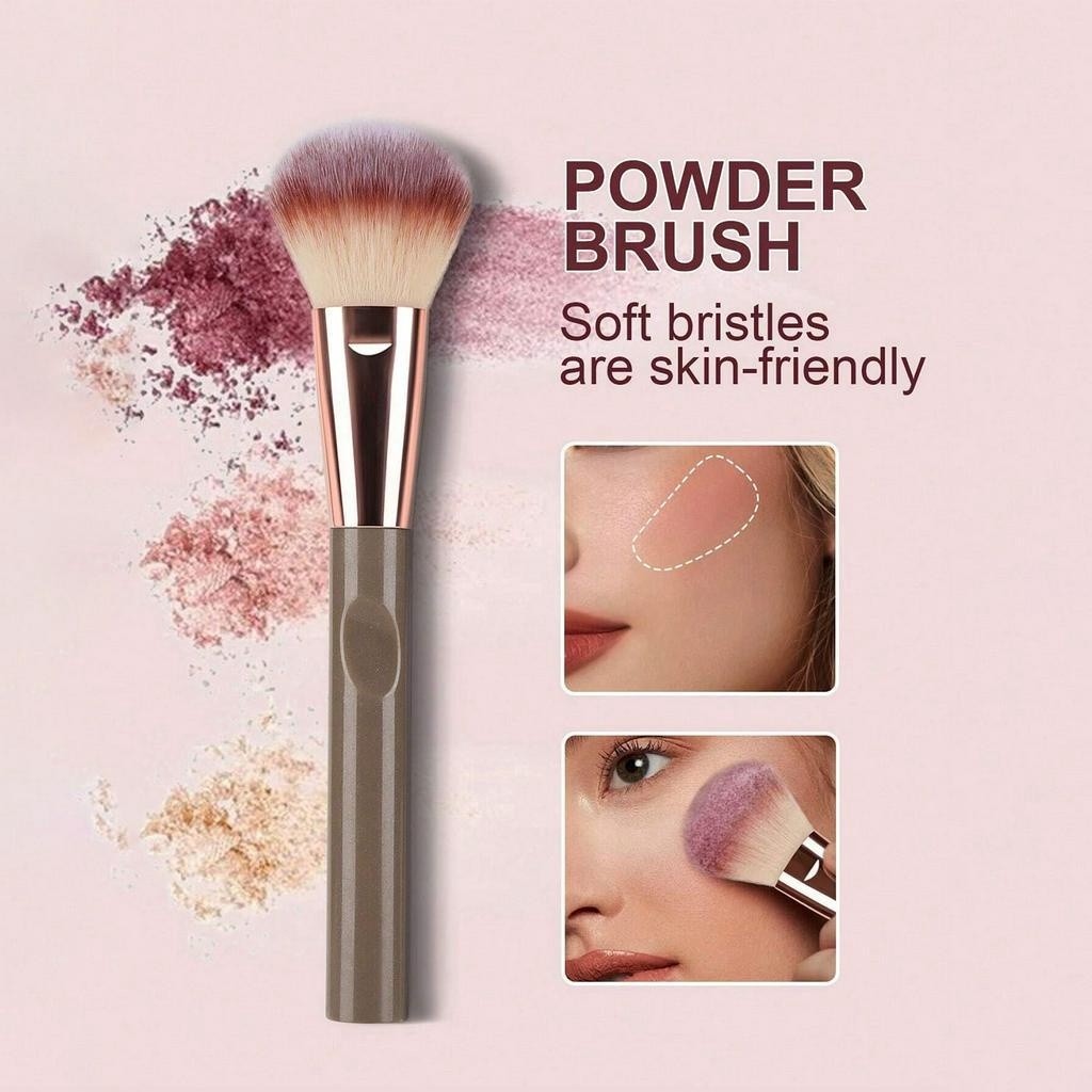 Pincel De Maquiagem Em Pó 1pc Blush And Powder Foundation Setting Makeup Brush Ferramenta Para Cosméticos