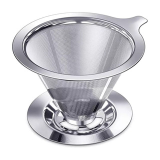 Filtro De Café Coador Café Chá Inox De Alta Qualidade Atóxico Reutilizável Pour Over