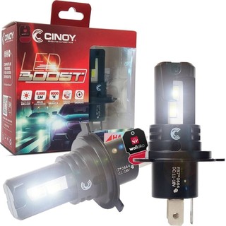 Lâmpada Super Led Mini Cinoy Boost 6000k H4 60W 6000Lm em Oferta na Shopee