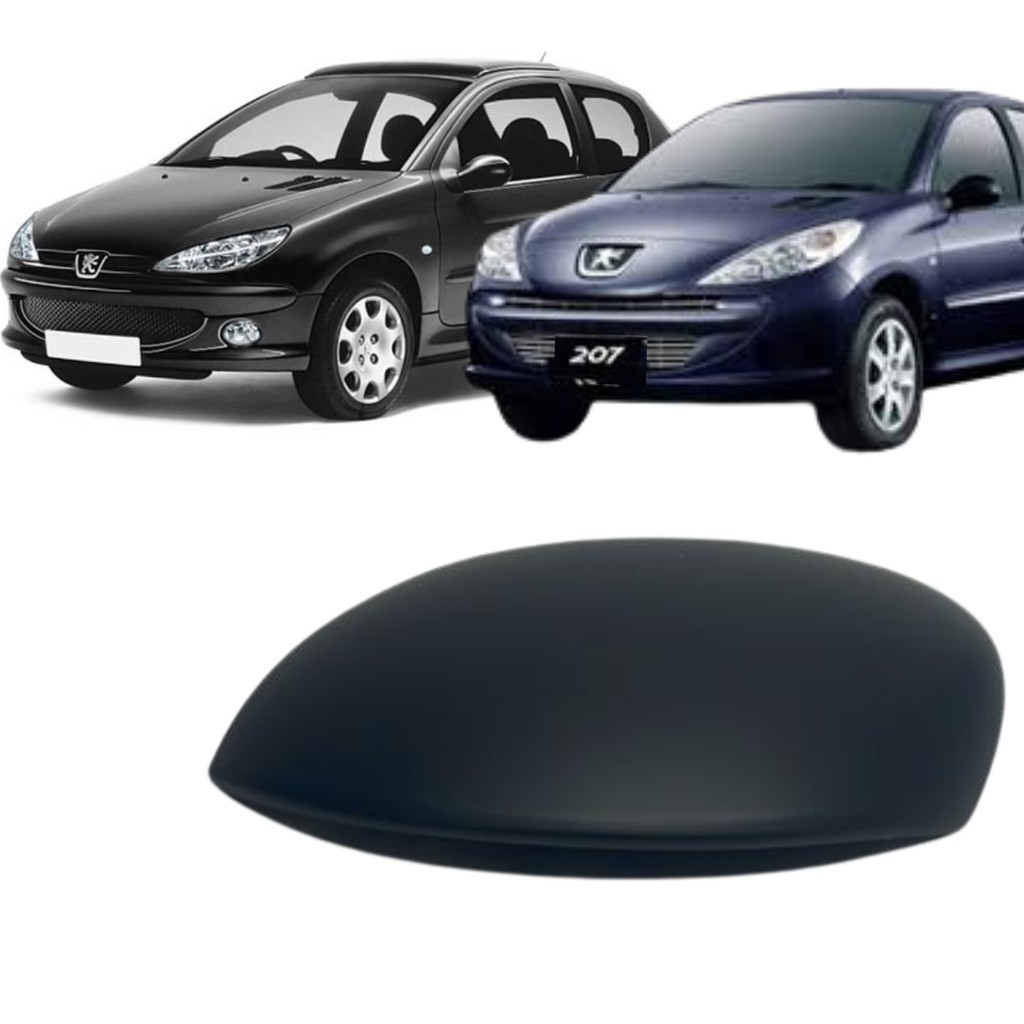 Capa Retrovisor Peugeot 206/207 99 A 2014 C3 2003 A 2012 LE